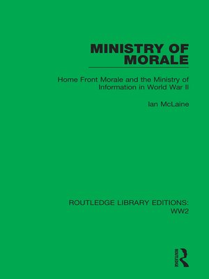 cover image of Ministry of Morale
